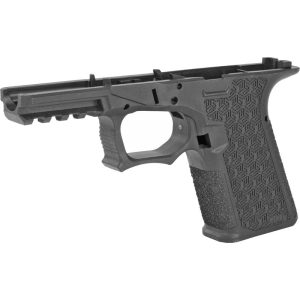 Grey Ghost Precision Combat Pistol Frame Compact GLOCK 19 Gen 3 Style Serialized Stripped Pistol Frame Gray