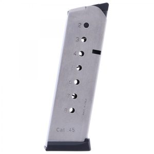 Springfield Armory 1911 .45 ACP 8-Round Factory Magazine Stainless Steel