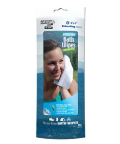 Adventure Medical Kits Adventure Bath Wipes 8ct 8x8" White