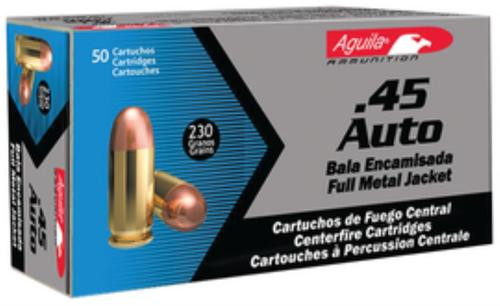 Aguila 45ACP 230gr Full Metal Jacket 50 Per Box/20 Case