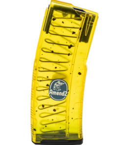 Amend2 Magazine, 223 Remington/5.56mm, 30rd, Fits AR s, Polymer, Translucent Yellow Banana