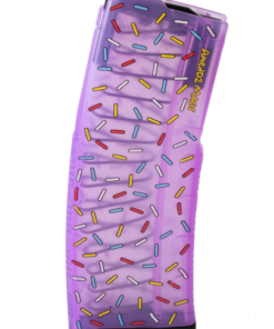 Amend2 Mod-C Magazine, 223 Remington/5.56mm, 30rd, Fits AR s, Polymer Construction, Translucent Finish, Pink with Sprinkles