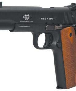 ATI M1911, 22 LR, 5" Barrel, Blued, Wood Grips, 10Rd, Threaded