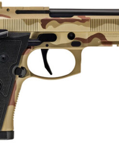 Beretta 92XI 9mm, 4.7" Barrel, Desert Combat Uniform Cerakote, Black Grip, 15rd