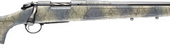 Bergara B-14 Sierra 270 Winchester, 22" Threaded Barrel, Wilderness Camo w/ Black Webbing, Gray Rec, 4rd