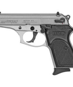 Bersa Thunder 380 ACP, 3.5" Barrel, Nickel, Black Grip, 8rd