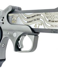Bond Arms DT-47 Trump 47th Pres 45 LC/410 GA, 4.25", Stainless Gold Engraving, SS Frame, Black Grips, 2rd