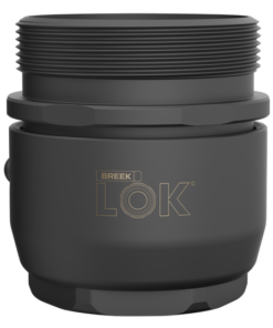 Breek Arms Breek-LOK 3QD HUB, Quick Detach Suppressor System, Matte Black, 1.375X24 Standard Hub Threading