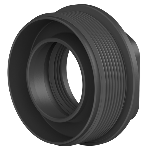 Breek Arms Plan B HUB ONE, Breek Arms Plan B Series, Black, Fits 1.375X24 TPI HUB Suppressors, Matte Black