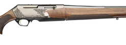 Browning BAR MK4 Medallion 300 Win Mag,24" Fluted Barrel, Nickel Engraved, Drilled-Tapped, Grade III Turkish Walnut Adj Shim Stock, 3rd