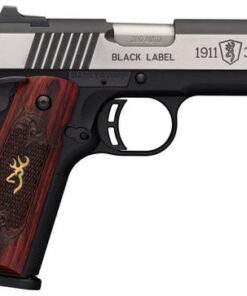 Browning Black Label Medallion Pro Compact, .380 ACP, 3.62", 8rd, Rosewood Grips