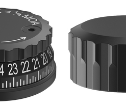 Burris Optics Synergy Knob, Matte Finish, Black, Advanced Capped