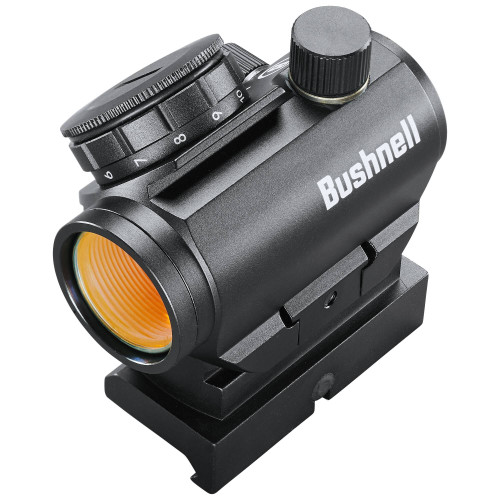 Bushnell AR Optic, TRS-25 Red Dot Sight, 25mm, Fits Picatinny, 3 MOA, Matte Finish, with Hi-Rise Mount
