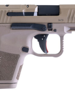 Canik METE MC9 9mm, 3.18" Barrel, Flat Dark Earth, Textured Polymer Grip, 15rd