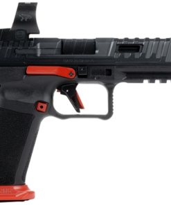 Canik SFx Rival Optic Package 9mm 5" Barrel, Ported/Serrated Slide, Black w/Red Accents, MeCanik M03 Red Dot, 18 Rd