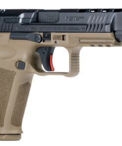 Canik TP9SFx METE 9mm, 5.2" Barrel, Flat Dark Earth Frame, Black Slide, Optic Ready, 20rd