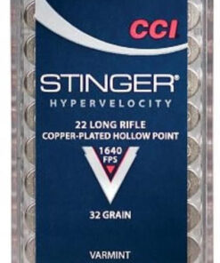 CCI Varmint Stinger 22LR 32gr, Hollow Point, 50rd Box