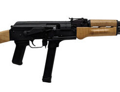 Century WASR-M AK Style Rifle, 9mm, 16.25" Barrel, Black, Wood Stock, 33Rd, Includes 1 Magazine