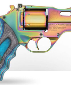 Chiappa Rhino Nebula 30DA 357 Magnum/38 Special, 3" Barrel, Rainbow PVD, Laminate Grip, 6rd