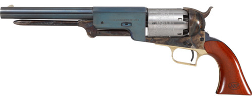 Cimarron Lonesome Dove Walker .44 Black Powder, 9" Barrel, Woodrow F. Call Engraving, Charcoal Blue, 6rd