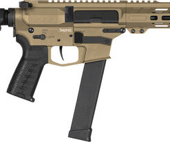 CMMG Banshee MK10 10mm, 8" Taper Threaded Barrel, Coyote Tan Cerakote, CMMG RipBrace, 30rd