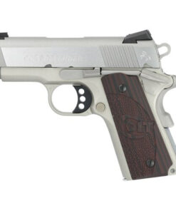 Colt Defender 1911 45 ACP SS, 3" Barrel, Black Cherry G10 Grips, Stainless, 7rd