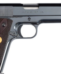 Colt Government 1911 38 Super, 5" Barrel, Royal Blue Finish, Double Diamond and Gold Medallion Grips, Fixed Sights, 9rd, 1 Magazine