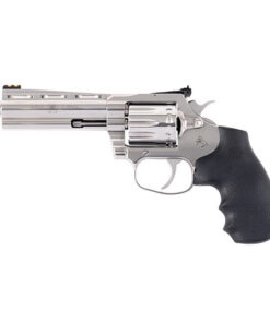Colt King Cobra Target 22 LR, 4.25" Barrel, Stainless, Black Hogue Overmolded Grips