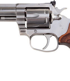 Colt King Cobra Target Revolver, 357 Magnum/38 Special, 4.25" Barrel, Steel Frame, Stainless Finish, Altamont Wood Grips, 6Rd