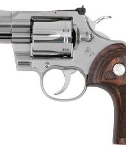 Colt Python .357 Mag/.38 Special, 3" Barrel, Stainless, Wood Grips, 6rd