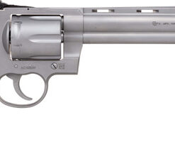 Colt Python 357 Magnum, 8" Barrel, Stainless Steel, Black Rubber Grip, 6rd