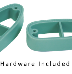 Crickett LOP Spacer Kit Blue Polymer Fits Crickett Synthetic Rifles, Kit Includes 2 3/4" Spacers, 2 Long & 2 Short Butt Plate Screws & Instruction...