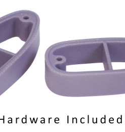 Crickett LOP Spacer Kit Purple Polymer Fits Crickett Synthetic Rifles, Kit Includes 2 3/4" Spacers, 2 Long & 2 Short Butt Plate Screws &...