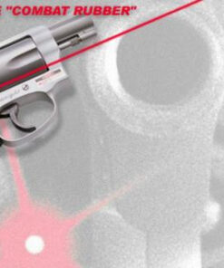 Crimson Trace Lasergrips Rubber SW J Frame 633nm .5"@50ft Black