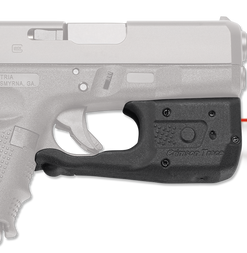 Crimson Trace Laserguard PRO, Laser and Light, Fits Glock 26/27/33, Black, 150 Lumen LED, Red Laser, User Installed, Instinctive Activation, 4 Modes