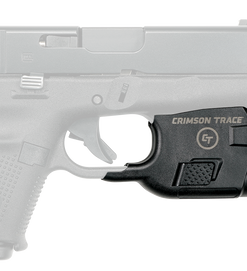 Crimson Trace Lightguard For Handgun Fits Glock 26/27/33 110 Lumens Output White LED Light Trigger Guard Mount Matte Black Polymer
