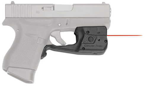 Crimson Trace LL803 Laserguard Pro 5mW Red Laser 633nM Wavelength & 50 ft Range with 150 Lumens White LED Light Black for Glock 43, 42, 48, 43X...