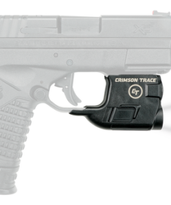 Crimson Trace LTG771 Lightguard For Handgun Springfield XD-S 110 Lumens Output White LED Light Trigger Guard Mount Matte Black Polymer
