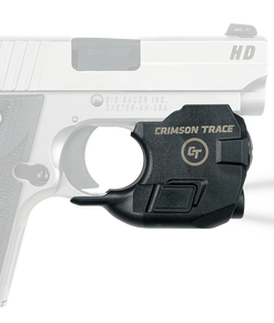 Crimson Trace LTG776 Lightguard For Handgun Sig P238/P938 110 Lumens Output White LED Light Trigger Guard Mount Matte Black Polymer
