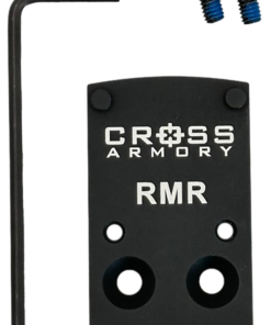 Cross Armory Adapter Plate Black Oxide Aluminum Compatible RMR Optics