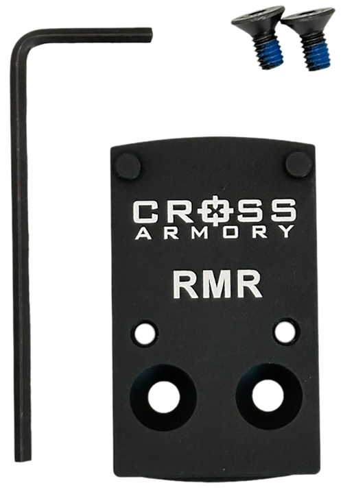 Cross Armory Adapter Plate Black Oxide Aluminum Compatible RMR Optics