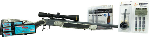 CVA Accura MR-X Package 45 Caliber, 209 Primer, 26" Threaded Barrel, Veil Alpine Camo, Grey Rec, Leupold VX-Freedom 3-9x40mm Scope, 1rd