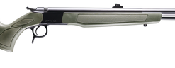 CVA Optima 50 Caliber 26" Black Nitride Fluted Barrel, Black Nitride Drilled & Tapped Steel Receiver, Fixed Olive Drab Green Synthetic Stock, Fiber...