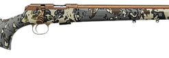 CZ 457 American Hunter 22 LR,20" Barrel, Bronze Cerakote Drilled-Tapped, Veil Camo, 5rd