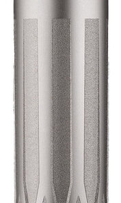 Dead Air Armament Nomad LTi XC, Suppressor, 8.8" Length, Rated Up to 300 Remington Ultra Magnum, Titanium, Bead Blasted Finish, Silver, Xeno...