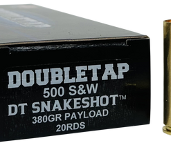 DoubleTap 500 Smith & Wesson, 380gr, DT Snakeshot, 20rd Box