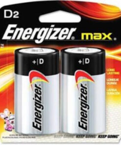 Energizer D Battery Max, 2 Pack