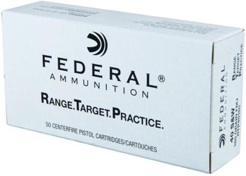 Federal .40S&W 180Gr RTP Range Target Practice 50rd Box