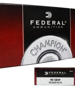 Federal Champion 40 SW 180gr, FMJ, 50rd Box