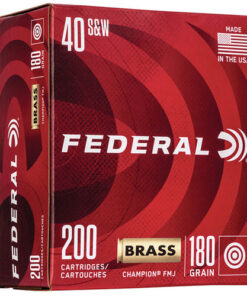 Federal Champion Training 40 S&W 180gr, FMJ, 200rd Box